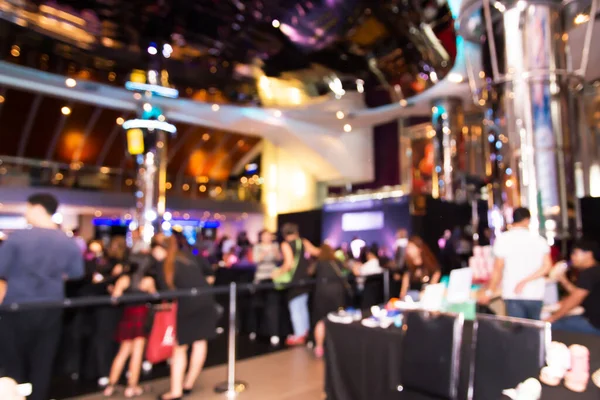 Abstract blur people in party and concert, nightlife sociability lifestyle concept