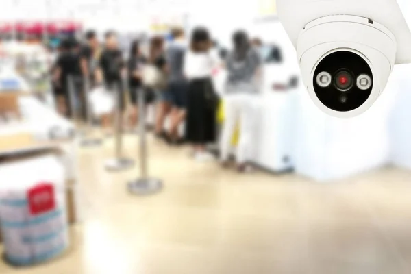 Security camera, CCTV security camera in shopping mall..