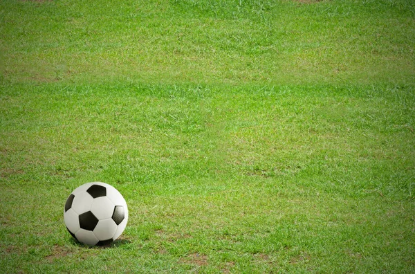 yeşil çim sahada futbol ya da futbol topu .