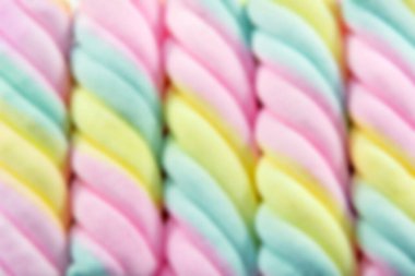 Motion blue of marshmallows pattern