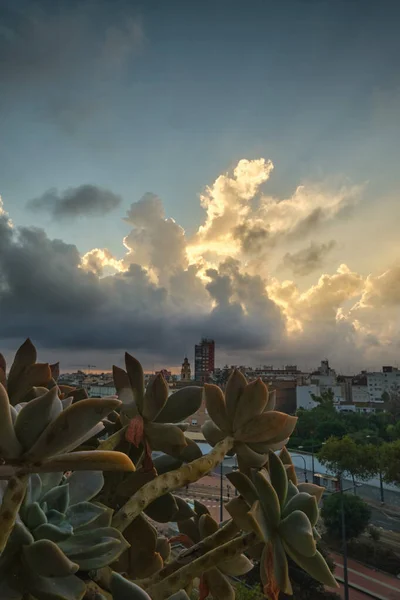 Sulu Taş Gökyüzüne Doğru Yükseldi — Stok fotoğraf