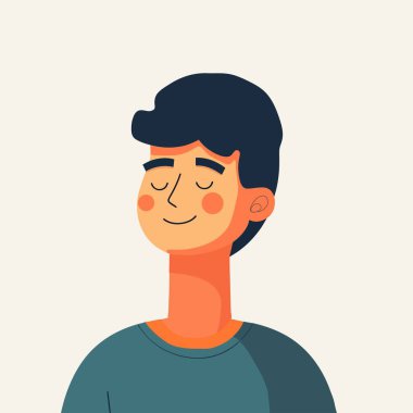 Sakin ol dostum. Uyum, olumlu duygu. Ruh sağlığı çizelgesi