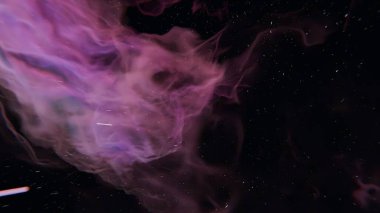 space nebulas and stars gracefully traverse the universe in a stunning celestial display clipart