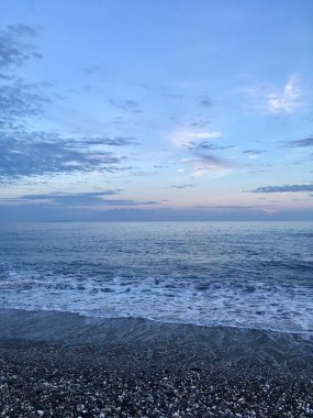 Pasifik 'te bir sahil. Taitung, Tayvan.