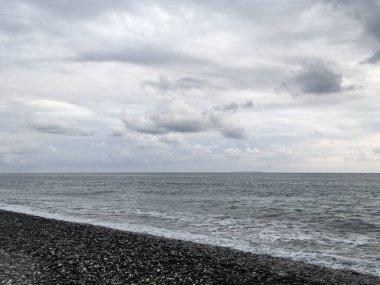 Pasifik 'te bir sahil. Taitung, Tayvan.