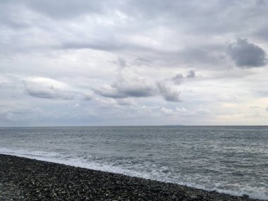 Pasifik 'te bir sahil. Taitung, Tayvan.