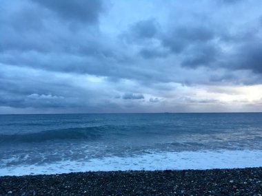 Pasifik 'te bir sahil. Taitung, Tayvan.