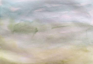 El boyası suluboya dokular. Kağıt üzerinde suluboya.