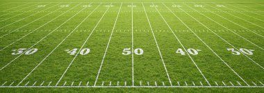Amerikan futbol sahası, bakış açısı       