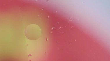 Oil bubble on water color background