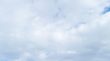 Nice moving white cirrus cloud in horizon, Beautiful blue sky and cloudscape, Beautiful natural scenery, Clear blue sky with a cloud, Fresh air, TimeLapse footage