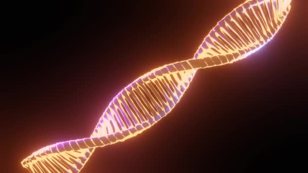 Dna Render Science Medical Animation — Stock Video