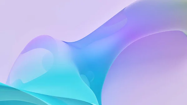 Візуалізація Абстрактний Хвилястий Пастельний Колір Фону Стільниці — стокове фото