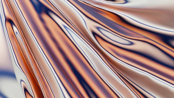 Rendering Abstrakte Slik Holographisch Irisierenden Hintergrund Tapete — Stockfoto