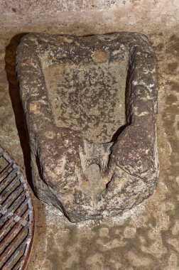 Türkiye 'nin Kapadokya kentindeki yeraltı antik kentinden bir sahne.