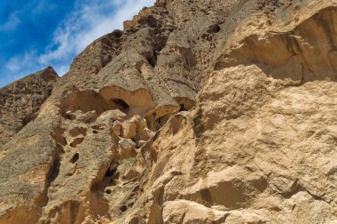 tipik peyzaj Kapadokya, Türkiye. 