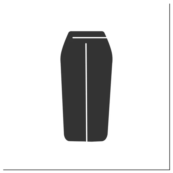 Μόδα Linglyph Εικόνα Casual Midi Φούστα Ψώνια Ένσταση Ρούχων Γεμάτη — Διανυσματικό Αρχείο