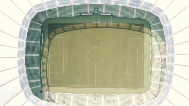 Aerial View Football Stadium Sakarya Footage Turkey — Stock Video