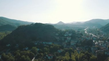 Aerial view of Sakarya city landscape. 4K Footage in Turkey