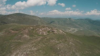 Aerial view of Ardahan City beautiful landscape. 4K Footage in Turkey