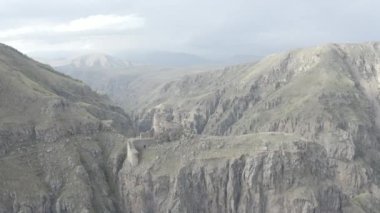 Aerial view of Ardahan City beautiful landscape. 4K Footage in Turkey