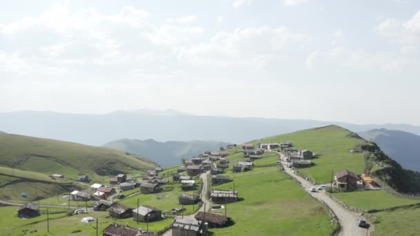 Veduta Aerea Dell Altopiano Karester Trabzon Riprese Turchia Filmati Alta — Video Stock