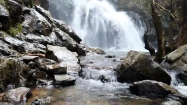 Yalova Şelalesi manzarası. Türkiye 'de 4K Görüntüsü