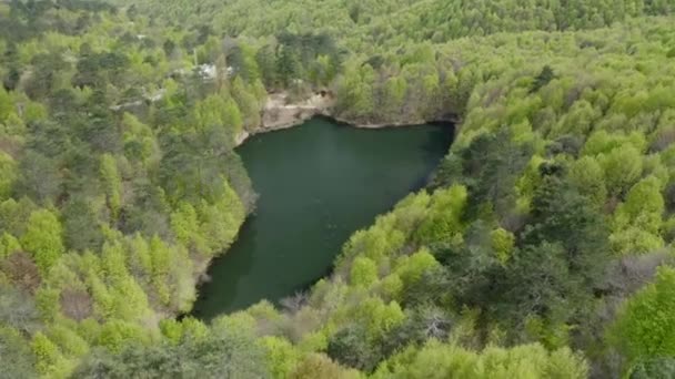 Flygfoto Över Yalova Lake Bilder Turkiet Högkvalitativ Film — Stockvideo