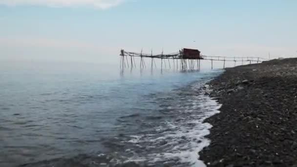 Dalyan Which Traditional Pier Fishing Tekirdag Turkey High Quality Footage — Stok video