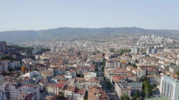 Widok Lotu Ptaka Krajobraz Tokat City Nagranie Turcji Wysokiej Jakości — Wideo stockowe