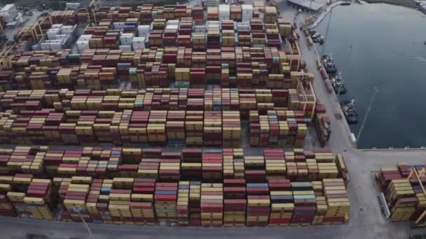 Aerial View Tekirdag Harbour Footage Turkey High Quality Footage — Αρχείο Βίντεο