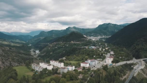 Aerial View Artvin Beautiful Nature Landscape Footage Turkey High Quality — Wideo stockowe