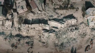Hatay ve Gaziantep depreminin hava görüntüsü 4k. Türkiye Depremi 2023