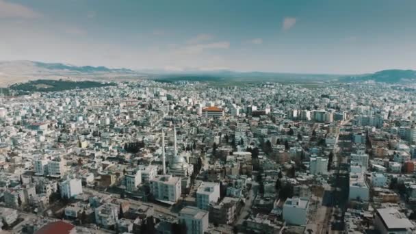 Hatay Gaziantep Depreminin Hava Görüntüsü Türkiye Depremi 2023 — Stok video