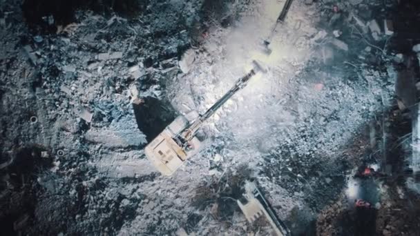 Αεροφωτογραφία Του Σεισμού Hatay Και Gaziantep Σεισμός Τουρκίας 2023 — Αρχείο Βίντεο