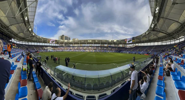 Spanya Liga Maçı Sırasında Villarreal Arasında Oynanan Panoramik Oyun Sahası — Stok fotoğraf