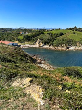 Cantabrian sahilinin güzel manzarası