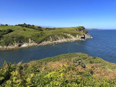 Cantabrian sahilinin güzel manzarası