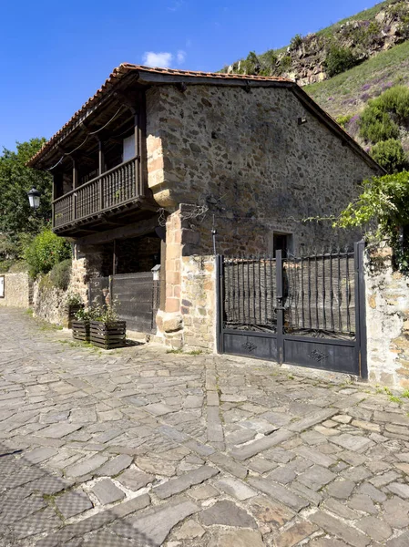 Barcena Mayor Cantabria Ισπανία Αυγούστου 2023 Σπίτια Του Δημάρχου Barcena — Φωτογραφία Αρχείου