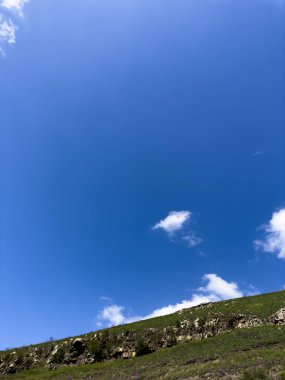 İspanya 'nın kuzeyinde Cantabria ili manzaraları