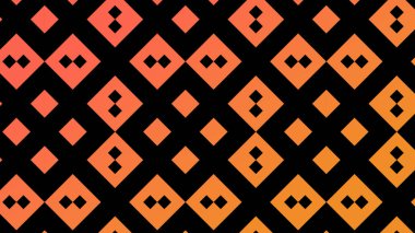 Animasyon ile olası kullanım için çift UHD 4K çözünürlüğe sahip soyut mozaik arkaplan illüstrasyon modelleri.