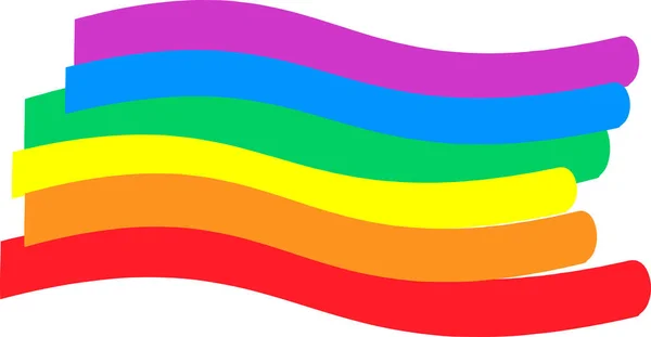 プライドの旗の色背景Lgbtの概念 — ストックベクタ