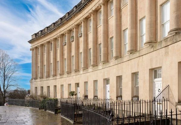 stock image The famous Royal Crescent at Bath Somerset England, United Kingdom.