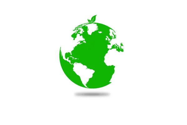 Projektowanie Logo Dzień Ziemi Dzień Szczęśliwy Ziemi Kwietnia Ilustracja Wektorowa — Zdjęcie stockowe