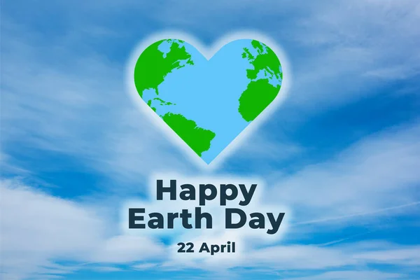 Feliz Dia Internacional Terra Problemas Ambientais Protecção Ambiente Ilustração Vetorial — Fotografia de Stock