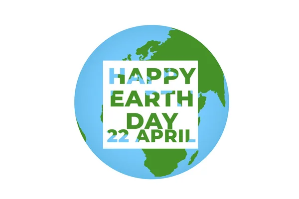 Feliz Dia Internacional Terra Problemas Ambientais Protecção Ambiente Ilustração Vetorial — Fotografia de Stock