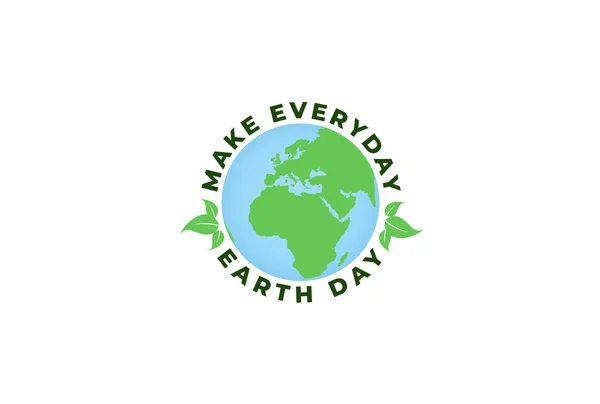 Grattis Jorddagen Miljövänlig Ekologi Koncept Världsmiljöns Dag Bakgrund Rädda Jorden — Stockfoto