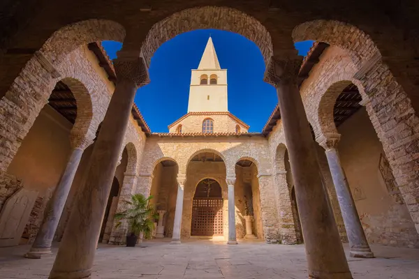 Euphrasian Basilica Porec Croacia Imágenes de stock libres de derechos
