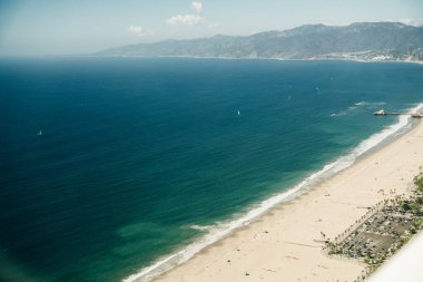 Venedik plajı Los Angeles California LA Yaz Mavi Havacılık. Yüksek kalite fotoğraf