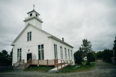 Sherbrooke, Nova Scotia, Canada - okt 2022: Historic building in a rural town. High quality photo clipart